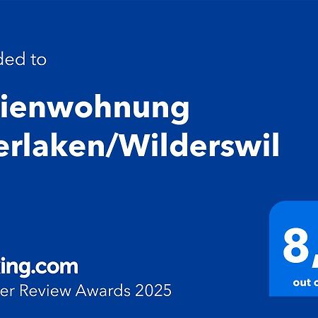 Ferienwohnung Interlaken/Wilderswil Exterior foto